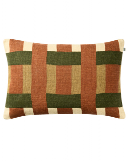 Benaras - Apricot Orange/Khaki/Cactus Green