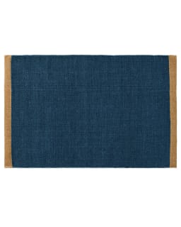Tarun - Dark Blue/Beige DÖRRMATTA